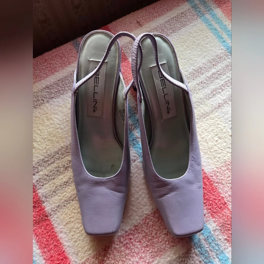 Bellini Women's Lavender Slingback Heels - Picture 5 of 5